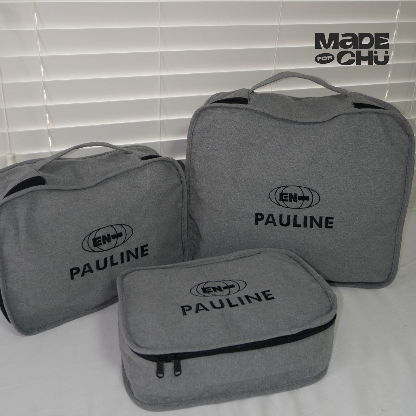 PERSONALIZED EN- LOGO LUGGAGE CUBE SET
