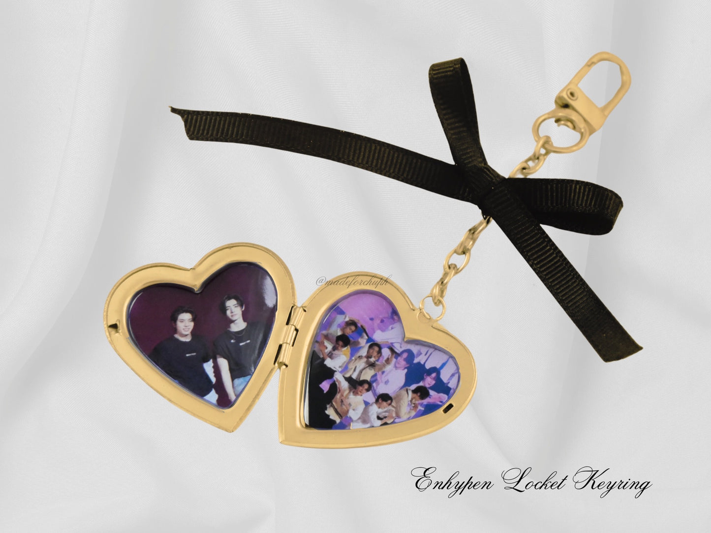 PRE-ORDER: ENHYPEN LOCKET KEYRING (GOLD)
