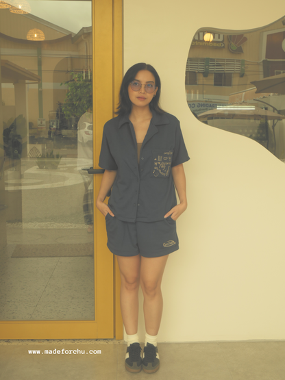 ONHAND: LAYOVER LOUNGE SET - BLUE