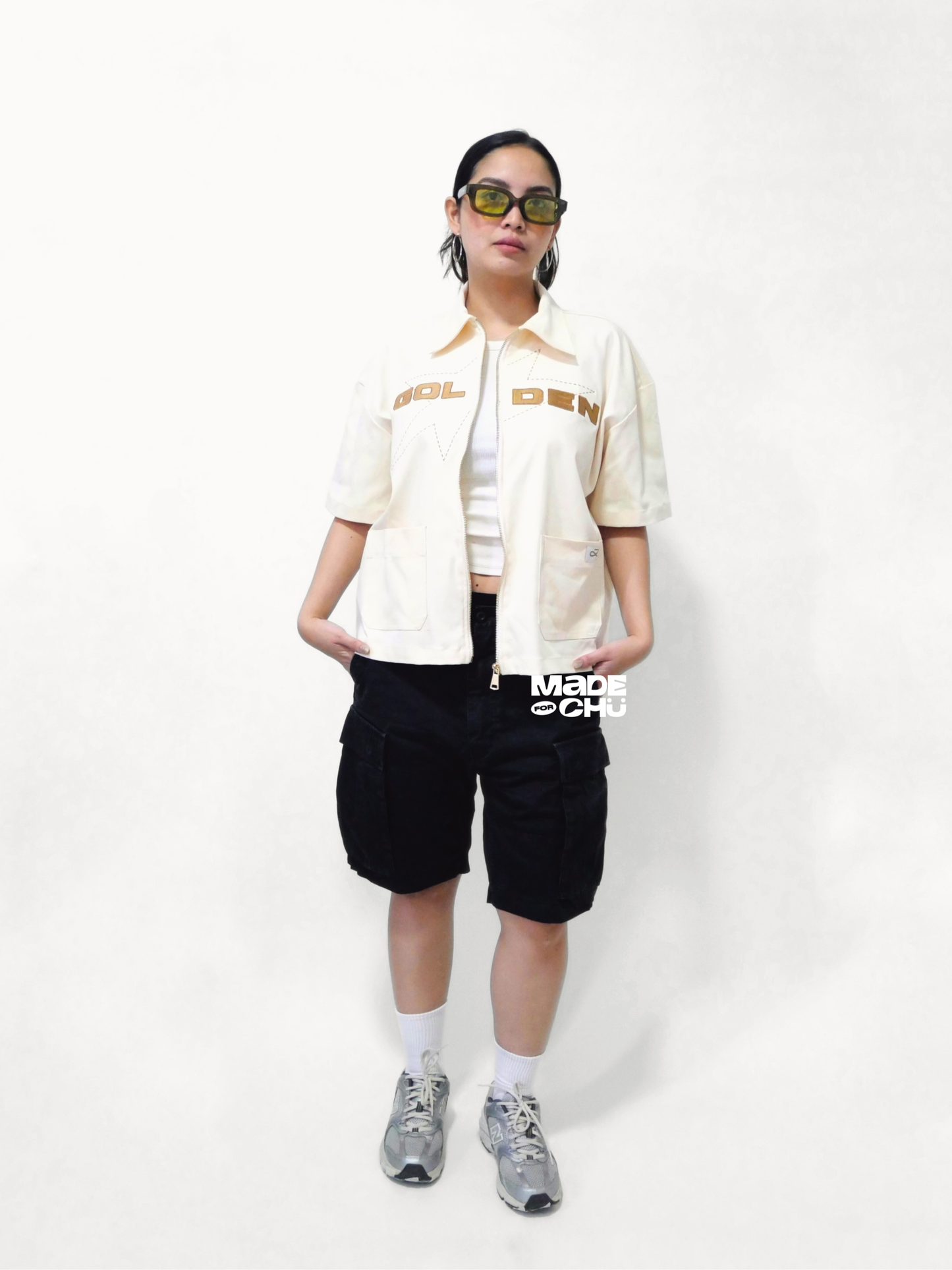 PRE-ORDER: GOLDEN UTILITY SHIRT - CREAM