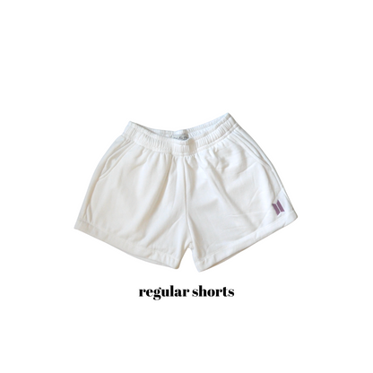 BTS LOGO BOTTOMS - WHITE