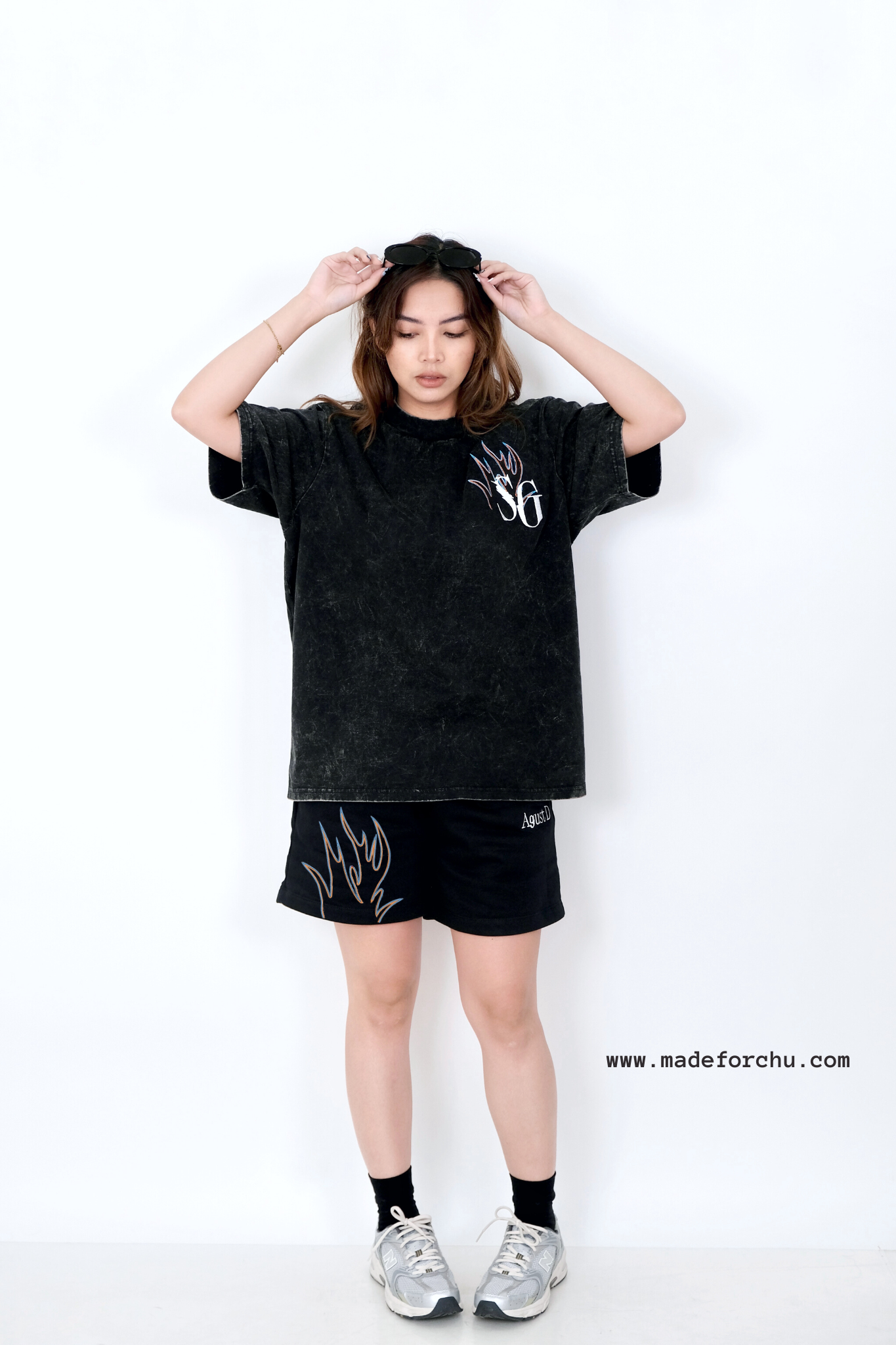 AGUST D - ACID WASH TEE