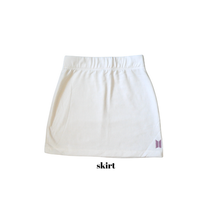 BTS LOGO BOTTOMS - WHITE