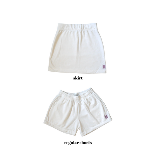 BTS LOGO BOTTOMS - WHITE