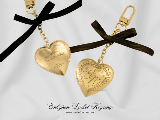 PRE-ORDER: ENHYPEN LOCKET KEYRING (GOLD)