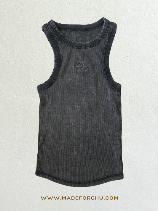 GOLDEN ACID WASH TANK TOP