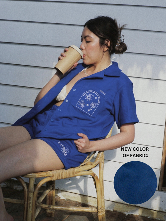 ON HAND: INDIGO LOUNGE SET - BLUE