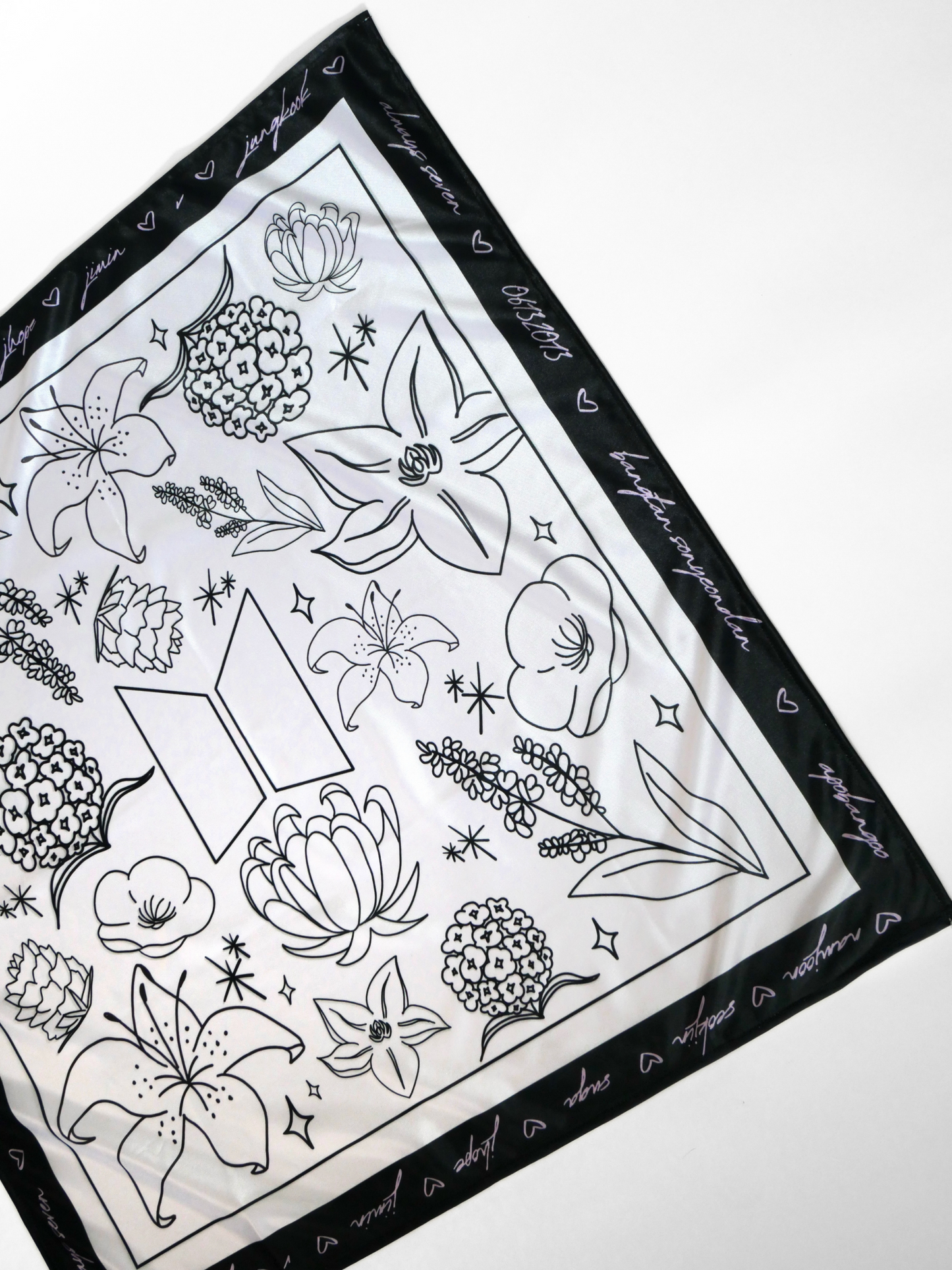 REJECT BTS BIRTHFLOWER SCARF