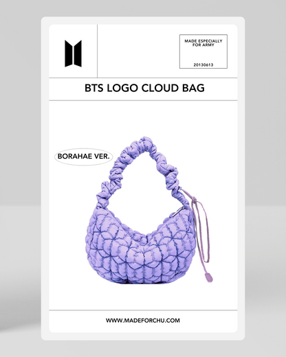 BTS LOGO CLOUD BAG - PURPLE(NEW DESIGN)