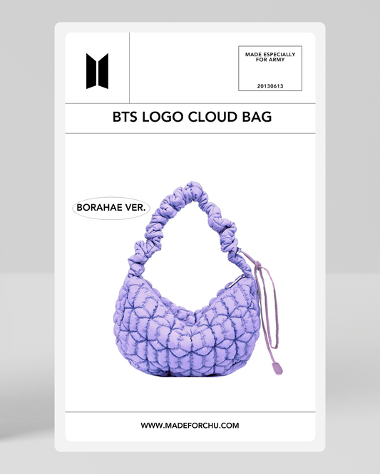 BTS LOGO CLOUD BAG - PURPLE(NEW DESIGN)