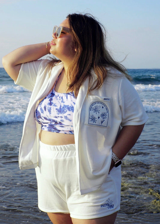 INDIGO LOUNGE SET - WHITE